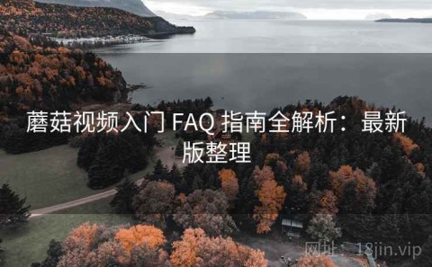蘑菇视频入门 FAQ 指南全解析：最新版整理