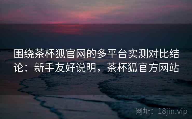 围绕茶杯狐官网的多平台实测对比结论：新手友好说明，茶杯狐官方网站